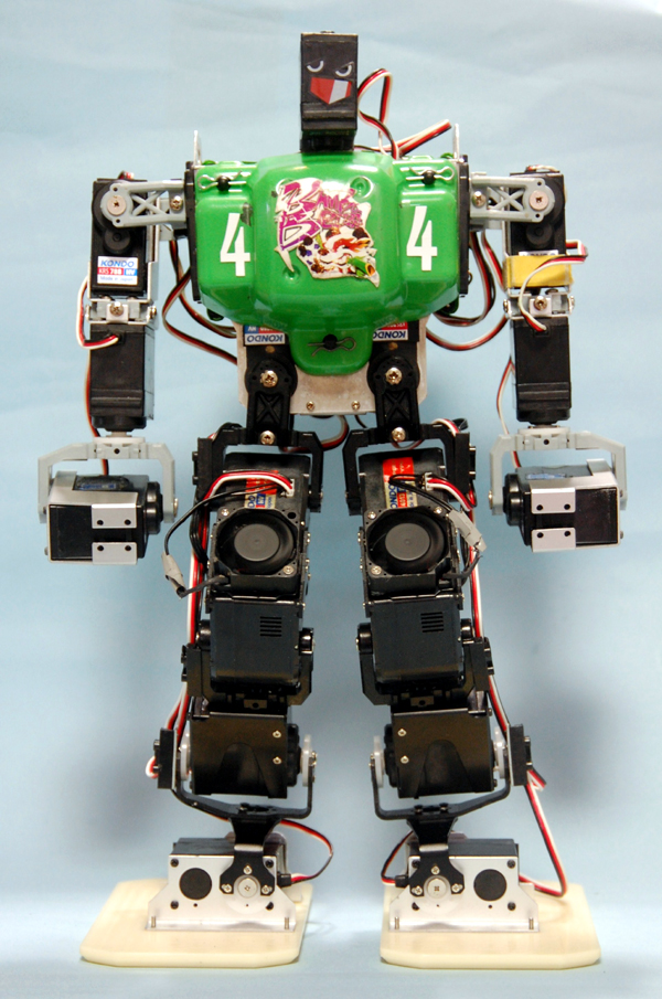 筆者所有のKHR-2HVベースの二足歩行ロボットで試してみた
