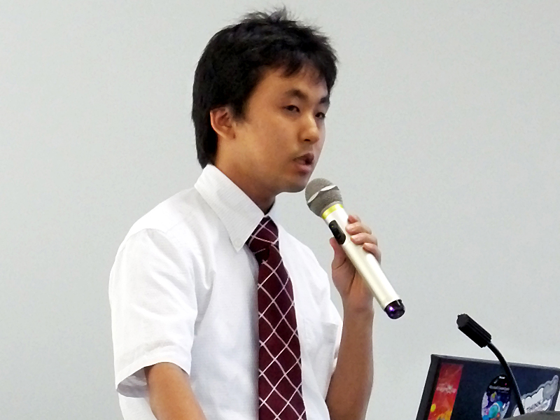 【写真4】東京大学 特認教授の中山浩太郎氏。Imagine CupのOBだが、今回は審査員も務めることになっている