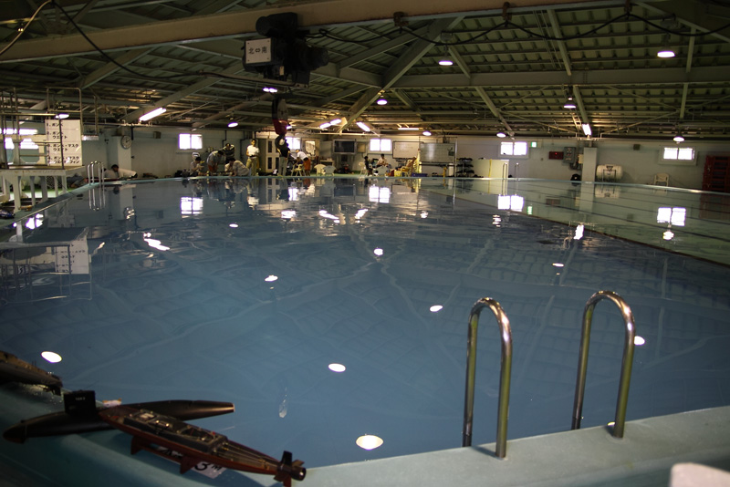 21m×21mの潜水訓練プール