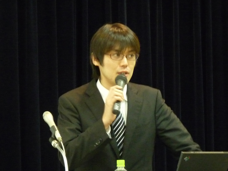 【写真33】東京工業大学大学院 理工学研究科 助教の畑中健志氏。e-nuvo WHEELを用いて、ハイレベルな2つの協調制御を実現した