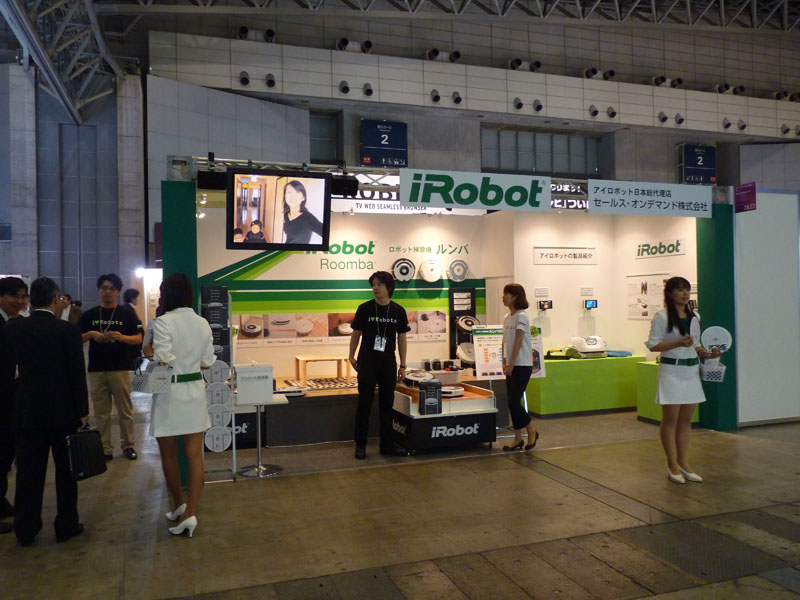 iRobot社とセールスオンデマンド株式会社のブース