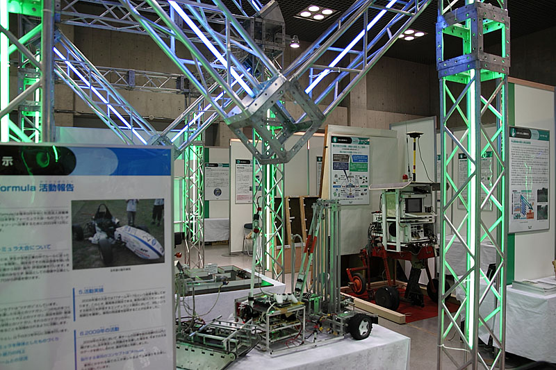 STAGE-1でロボット系の展示が最も多かった東京農工大学