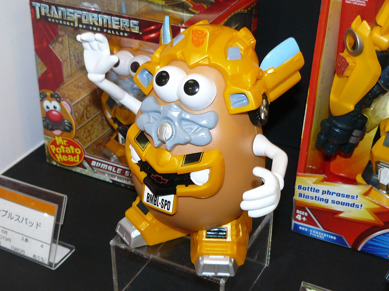 Mr.Potato Headとのコラボ製品のバンブルスパッド