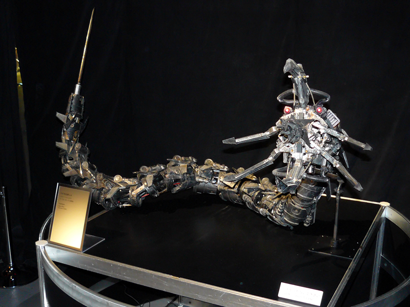 日本科学未来館で今月28日まで開催されている「ターミネーター展」で撮影したハイドロボット