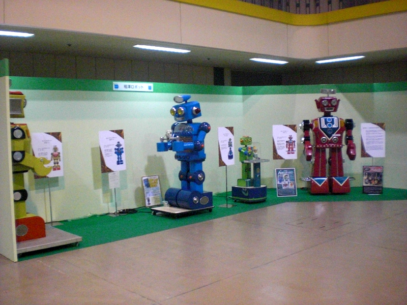 【写真13】ロボフェス会場での相澤ロボット・ブースの全体図