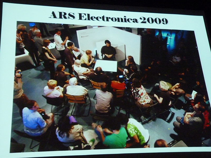 Ars Electronica 2009に出展されたジェミノイド
